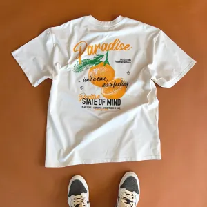 304 Mens Paradise T-Shirt Ecru