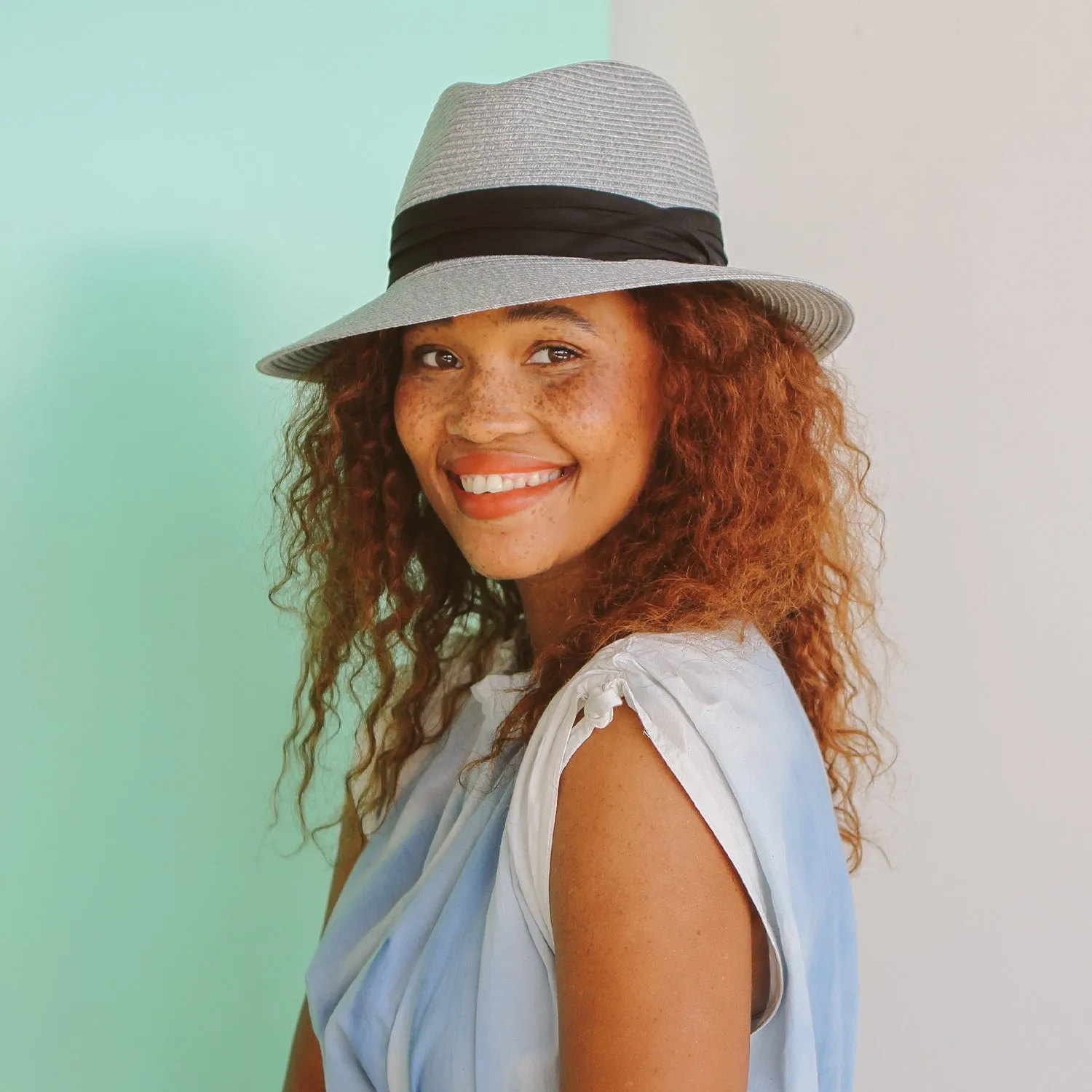 360Five Perry Fedora Sun Hat