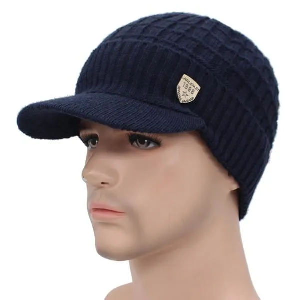 AETRUE Warm Wool Knitted Cap