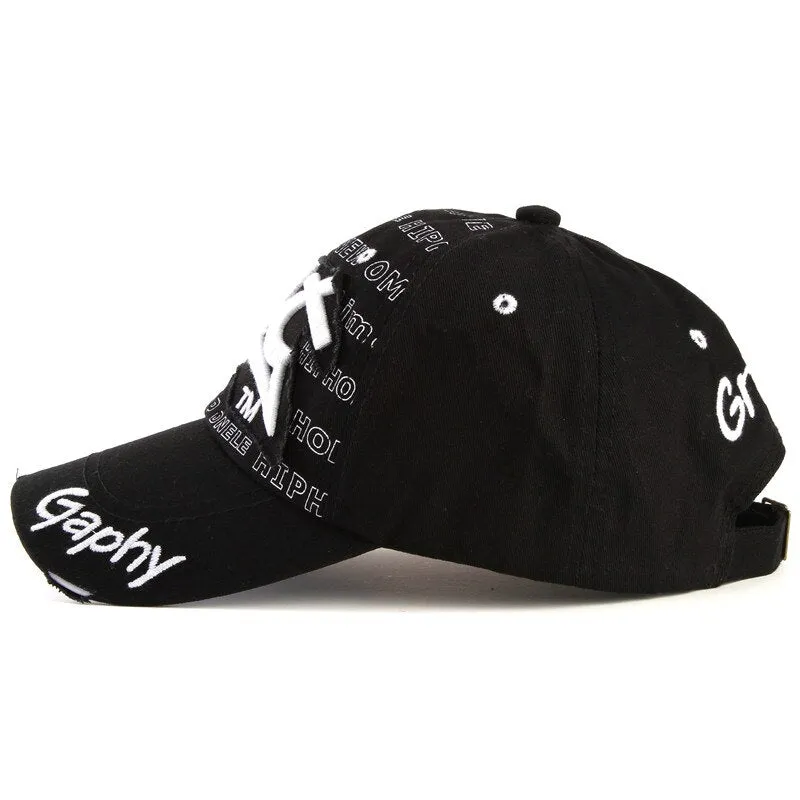Bat Gaphy Distressed Baseball Cap (15 Colours)