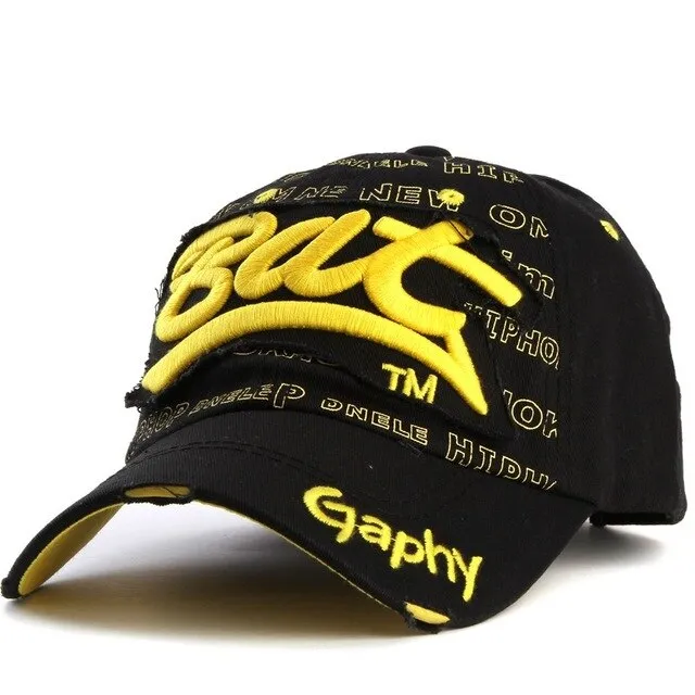 Bat Gaphy Distressed Baseball Cap (15 Colours)