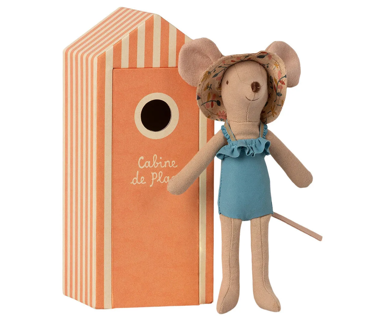 Beach, Mum In Cabin De Plage