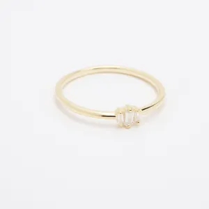 Bianca CZ Gemstone Cluster Ring