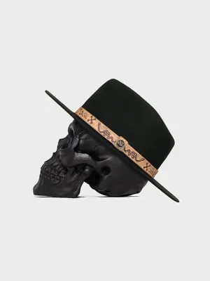 BILLY BONES CLUB THE RASKAL FEDORA - BLACK