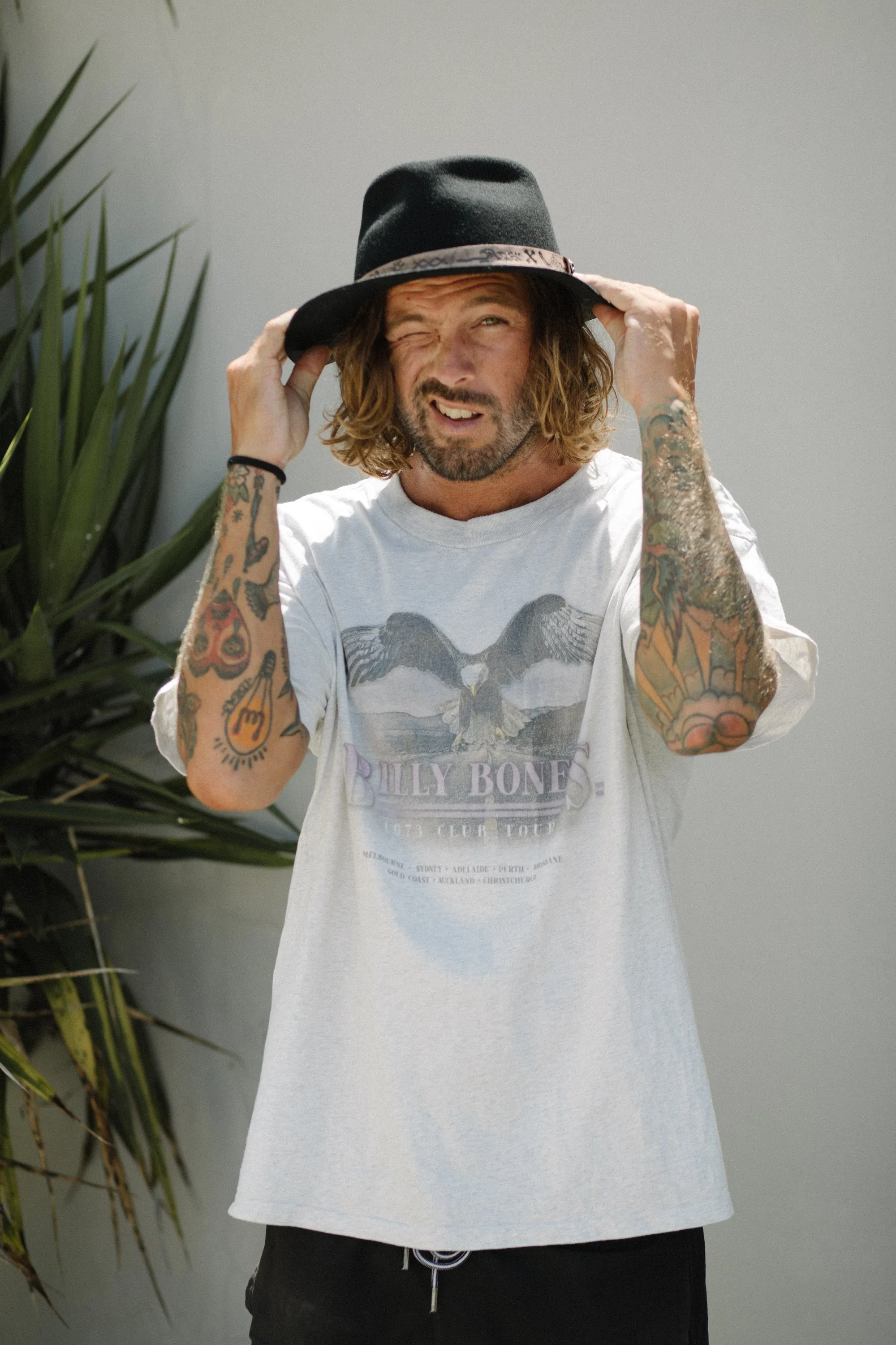 BILLY BONES CLUB THE RASKAL FEDORA - BLACK