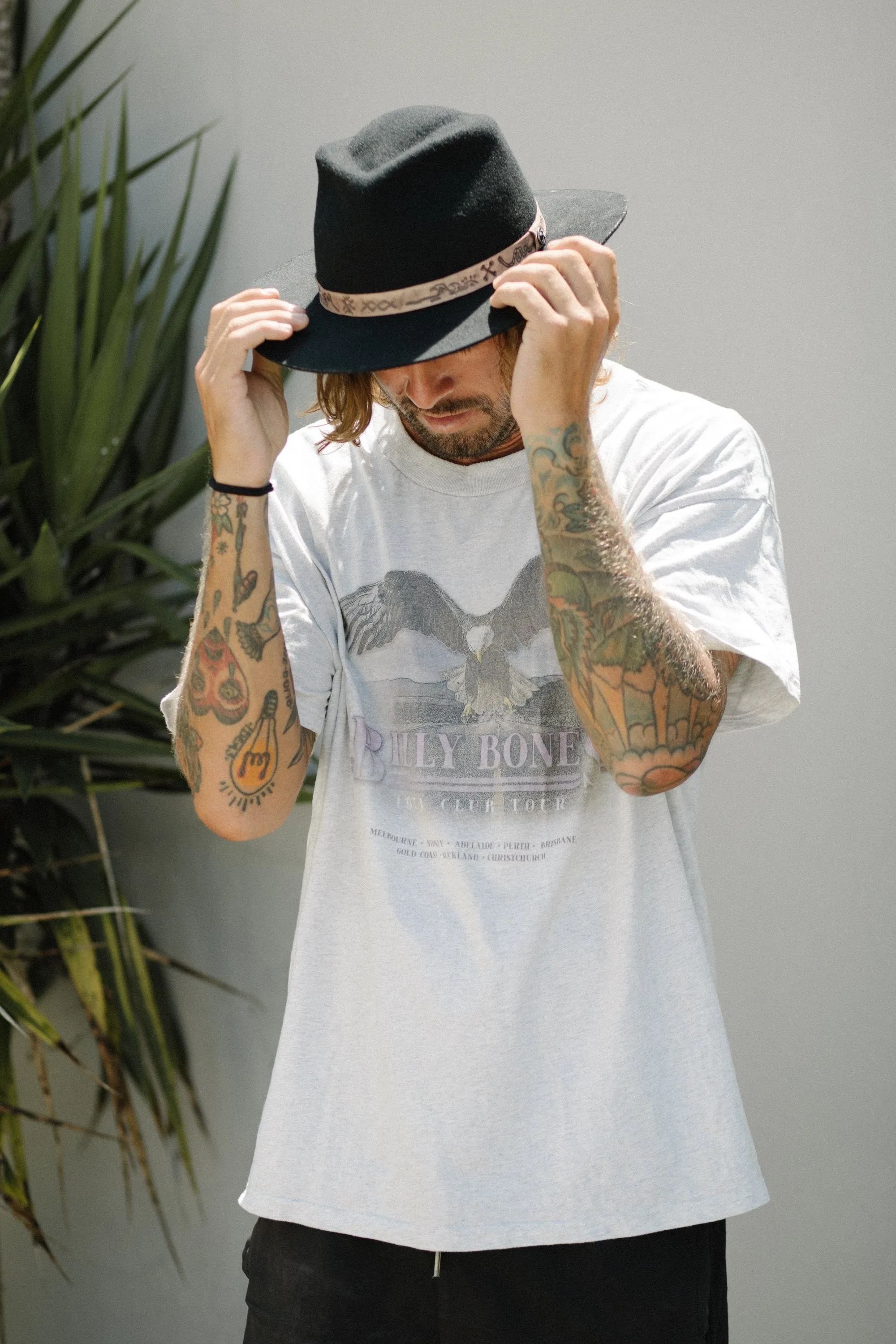 BILLY BONES CLUB THE RASKAL FEDORA - BLACK