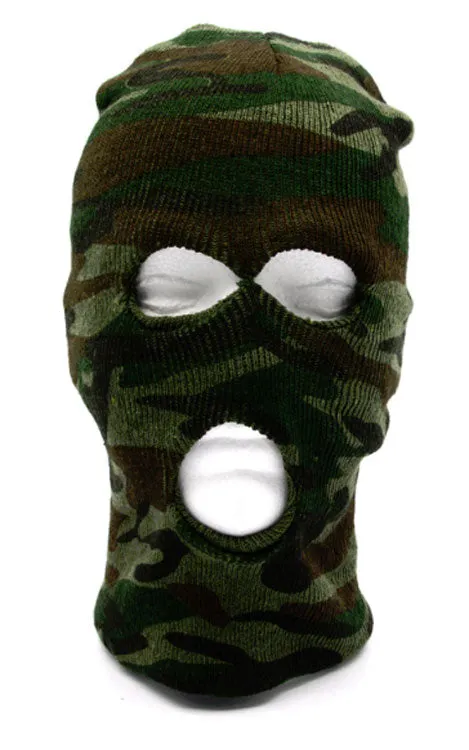 Camouflage Knitted Beanie Mask Balaclava Wholesale