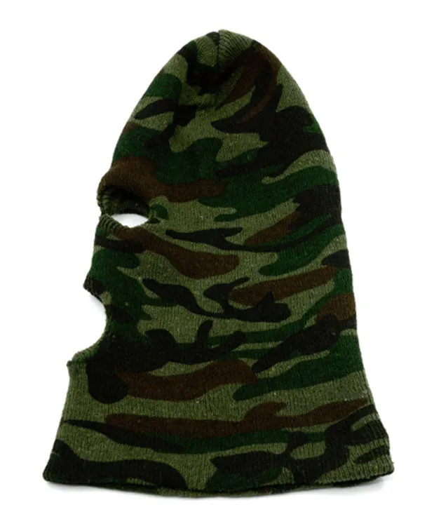 Camouflage Knitted Beanie Mask Balaclava Wholesale