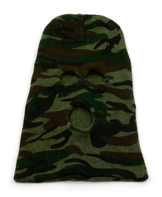Camouflage Knitted Beanie Mask Balaclava Wholesale