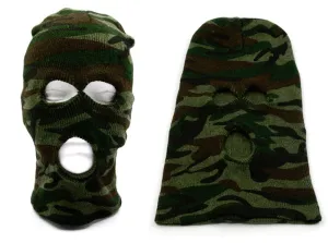Camouflage Knitted Beanie Mask Balaclava Wholesale