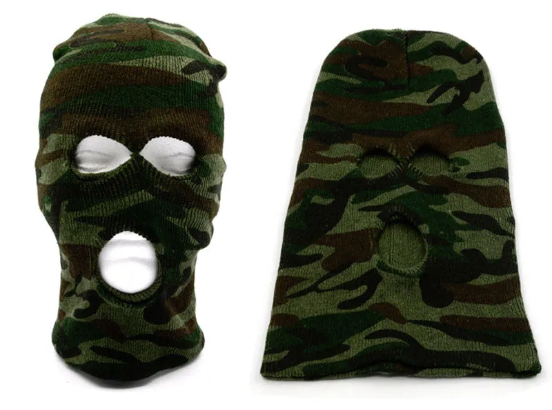 Camouflage Knitted Beanie Mask Balaclava Wholesale