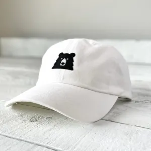 Camp Hat (White   Lil Black Bear)