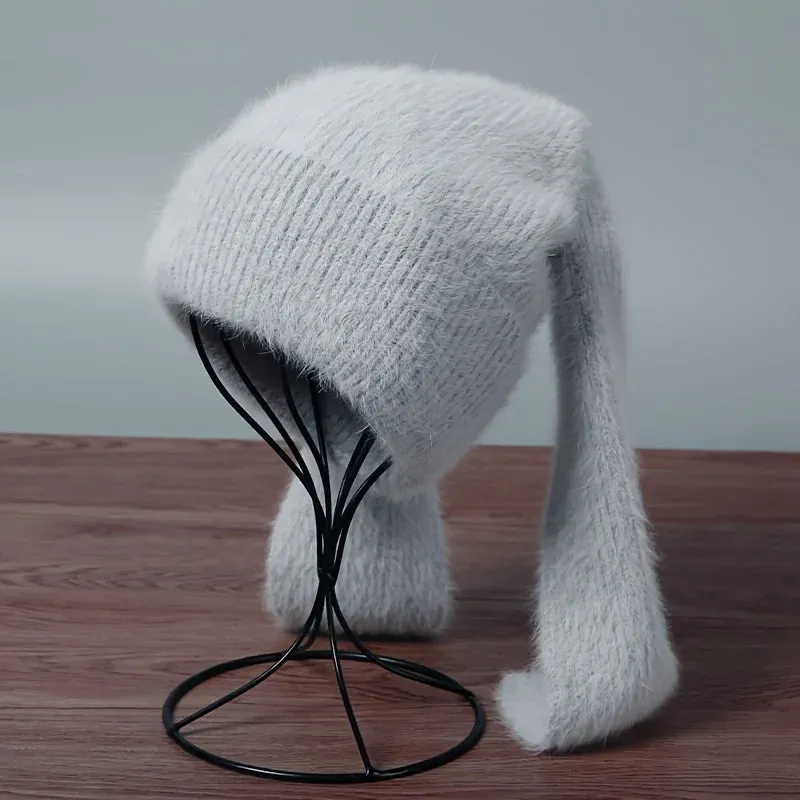 Cashmere Knitted Warm Versatile Ear Protection High-end Cute Gift Hat