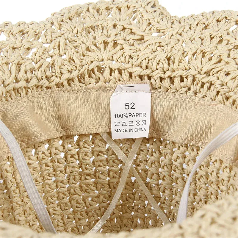 Cowgirl Shell Tassel Straw Hat