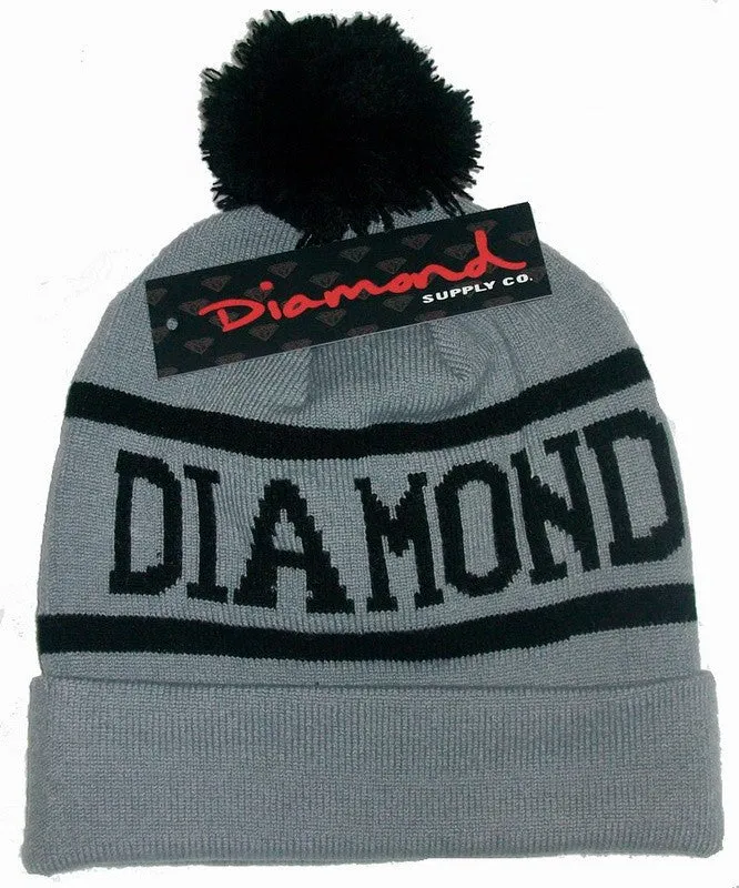Diamond Supply Co Beanie Hat Popular Skullies Beanies Men And Women Winter Knit Letter Cap 4 Colors Gorras