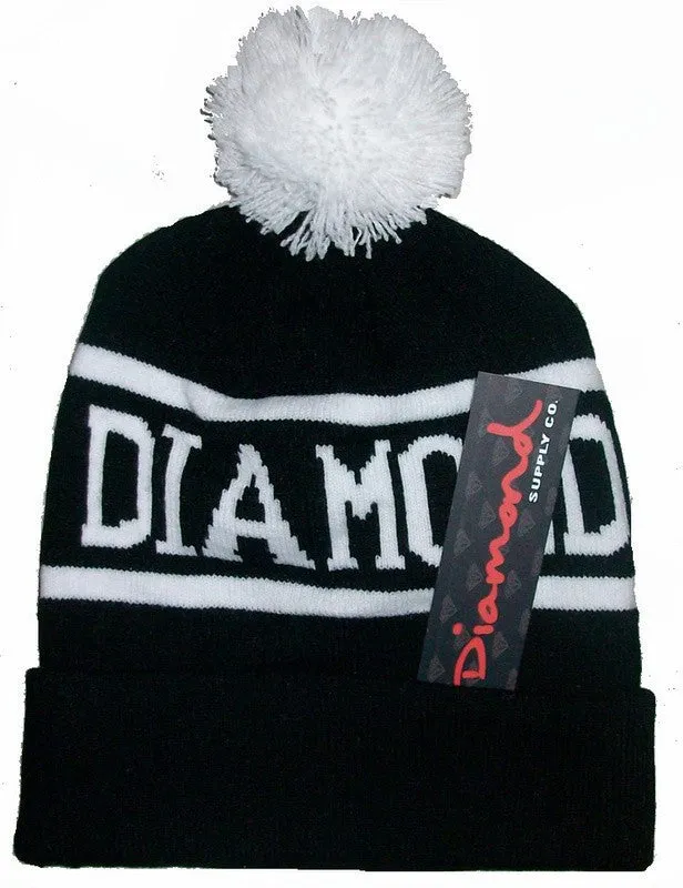 Diamond Supply Co Beanie Hat Popular Skullies Beanies Men And Women Winter Knit Letter Cap 4 Colors Gorras