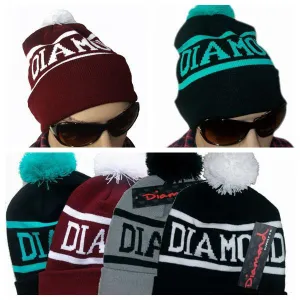 Diamond Supply Co Beanie Hat Popular Skullies Beanies Men And Women Winter Knit Letter Cap 4 Colors Gorras