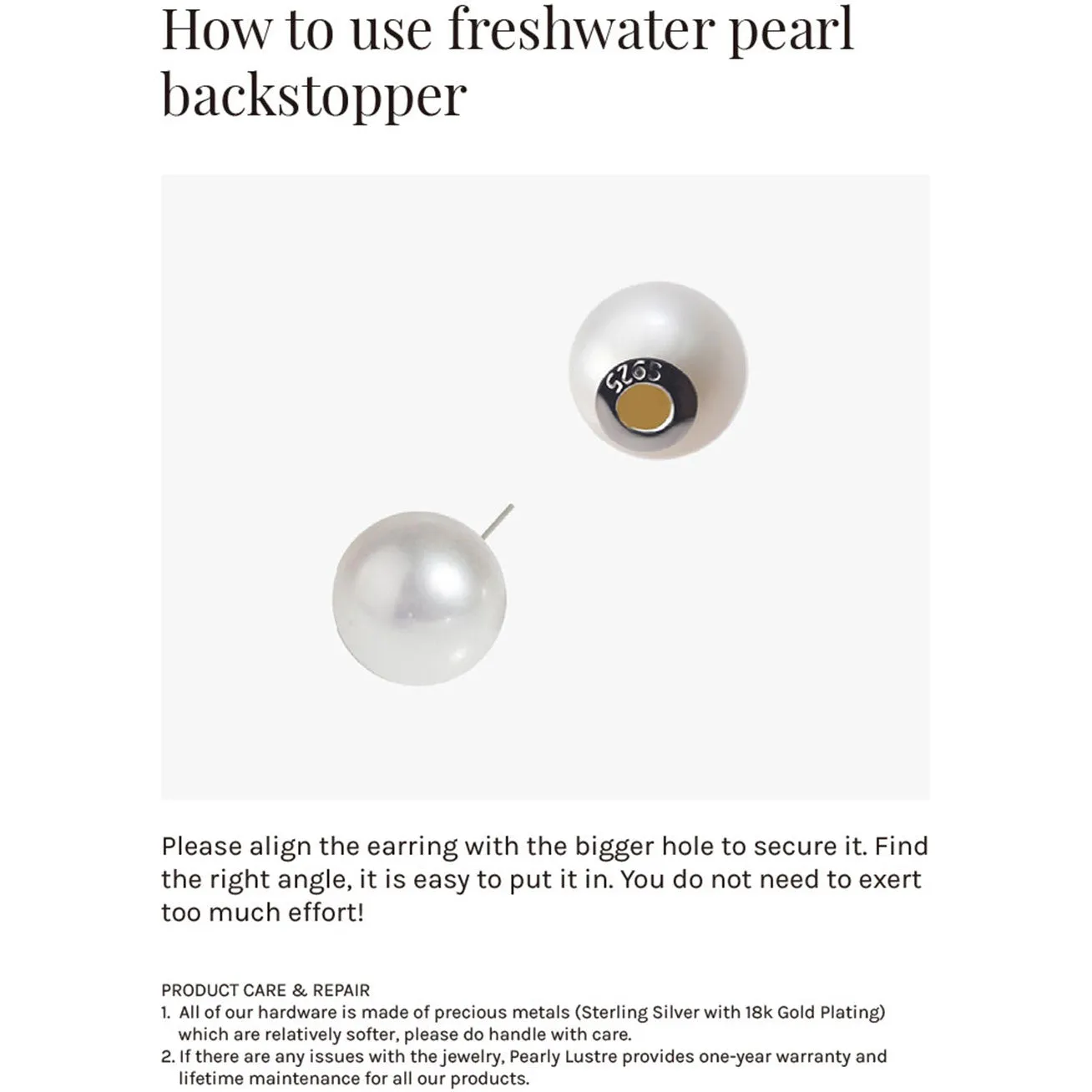 Elegant Freshwater Pearl Earrings WE00687
