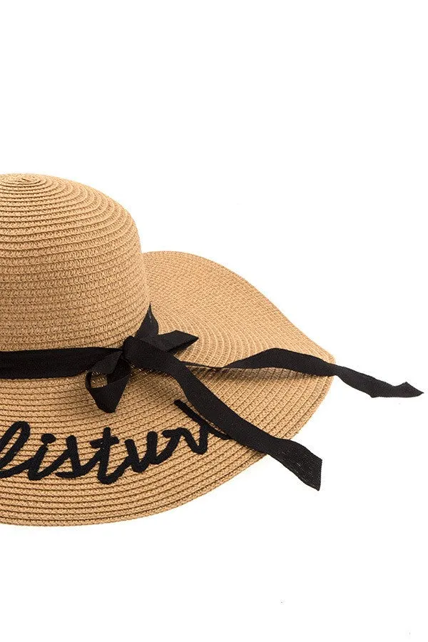 Eugenia Kim Beige Inspired Do Not Disturb Sun Hat