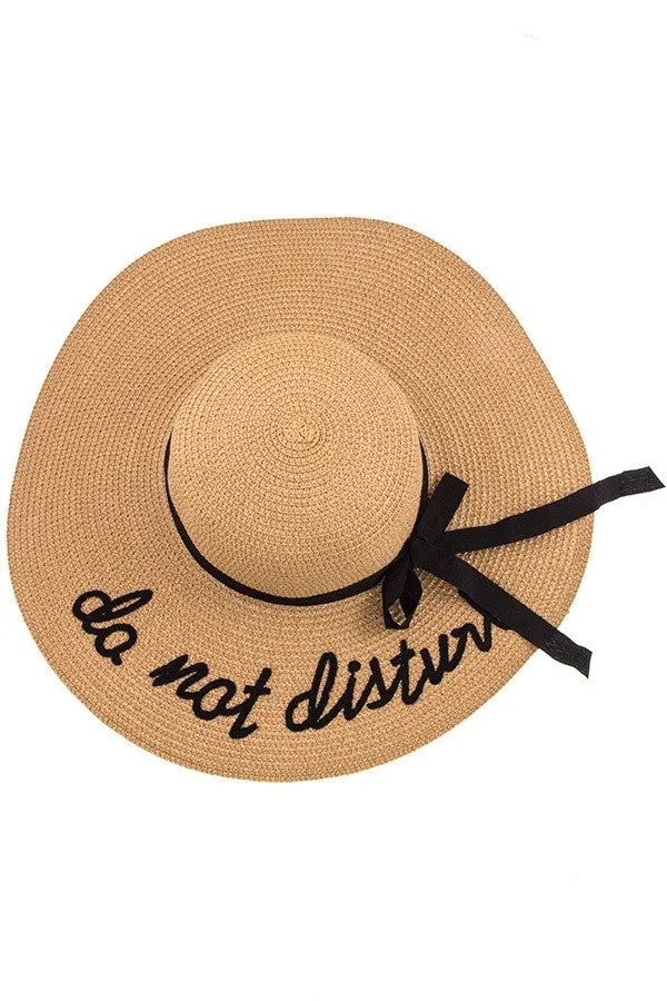 Eugenia Kim Beige Inspired Do Not Disturb Sun Hat