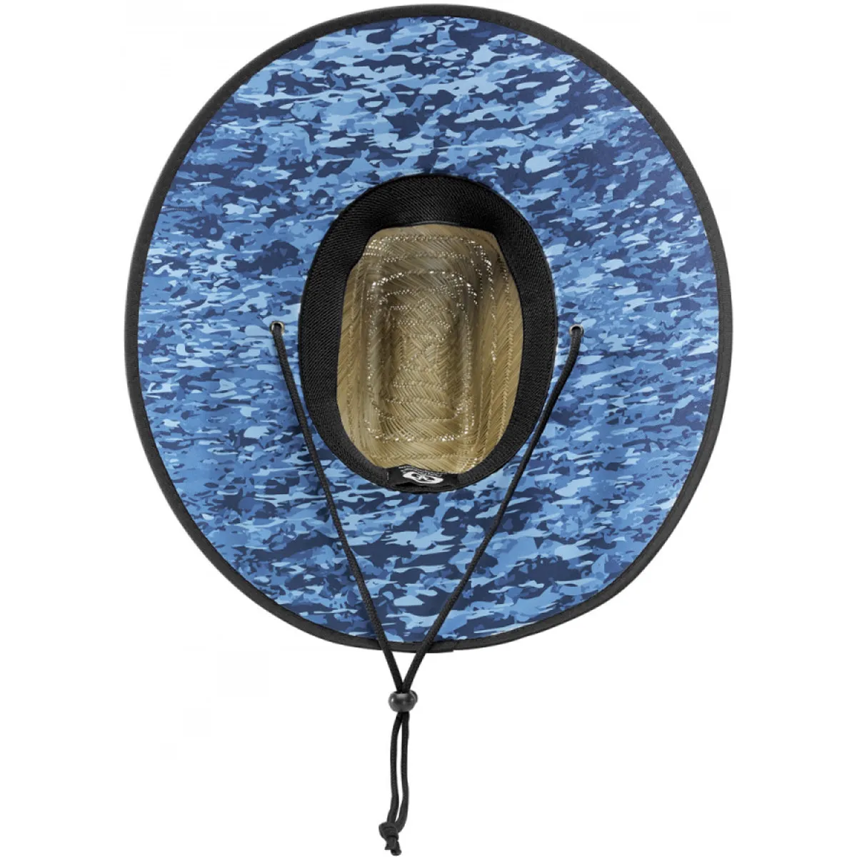 Flying Fisherman Straw Hat - Water Camo