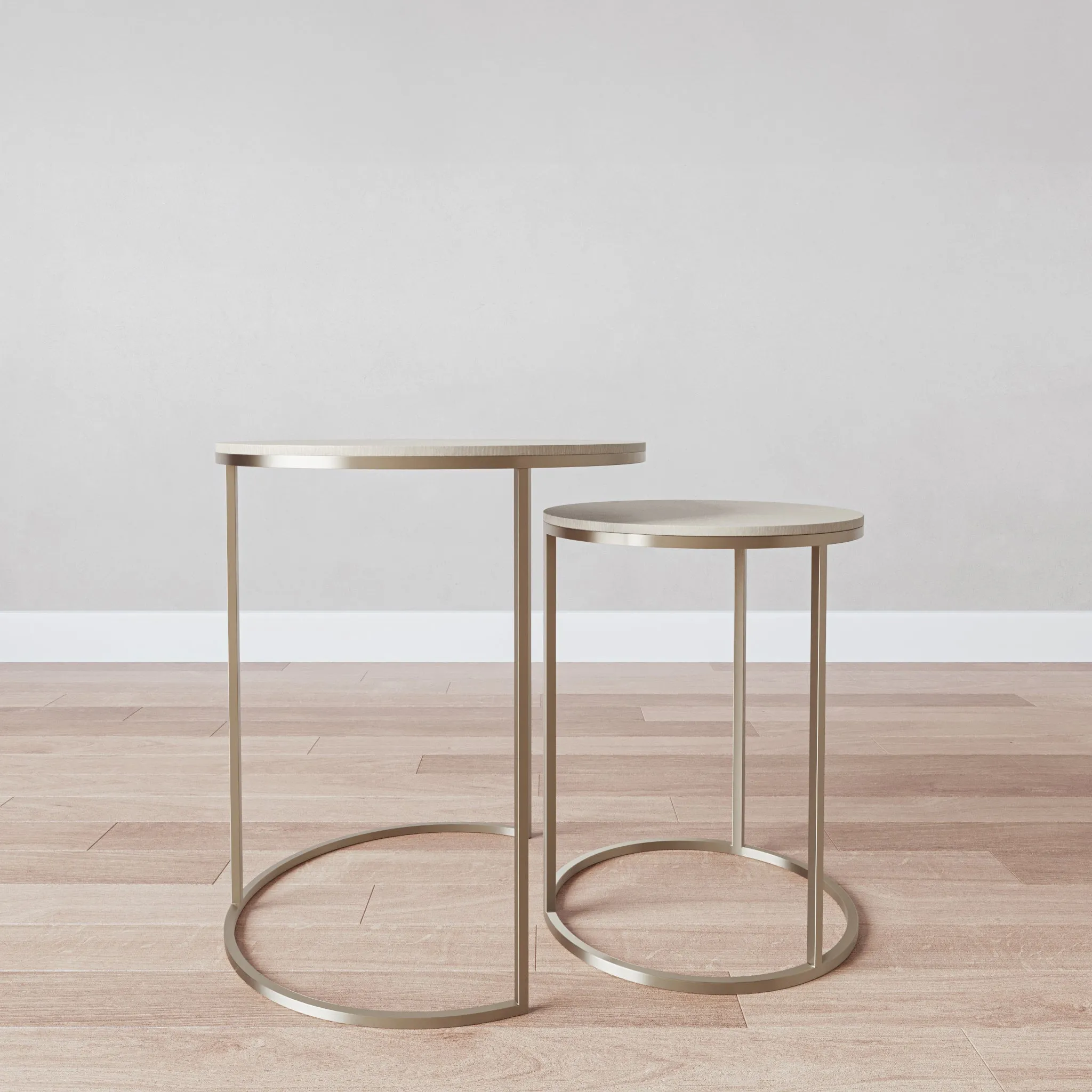 GALLO BRASS BUNCHING END TABLE