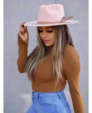 Hollis Fedora Pink