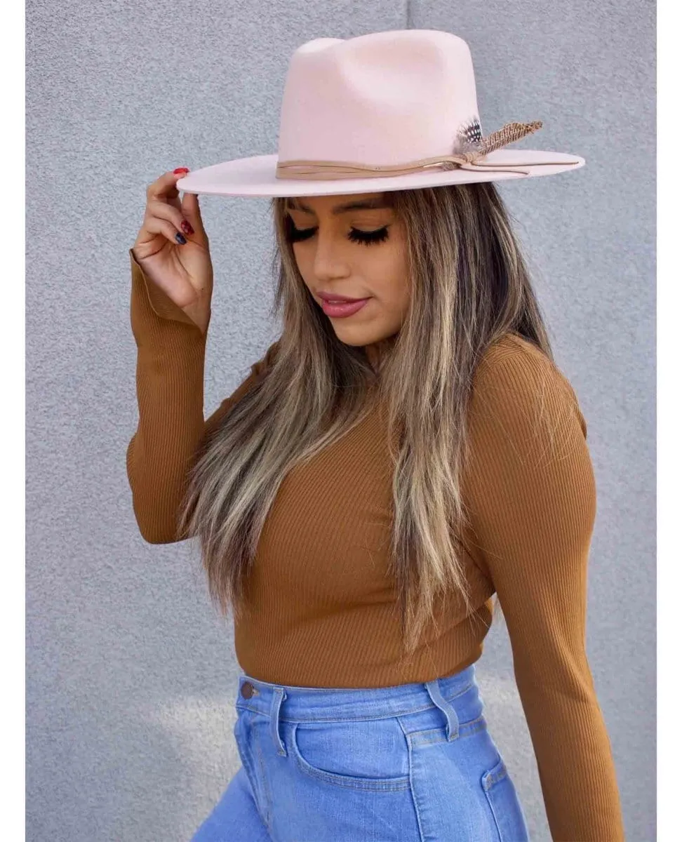 Hollis Fedora Pink