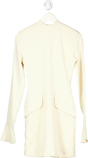 House of CB Cream Tall Fit Dress S