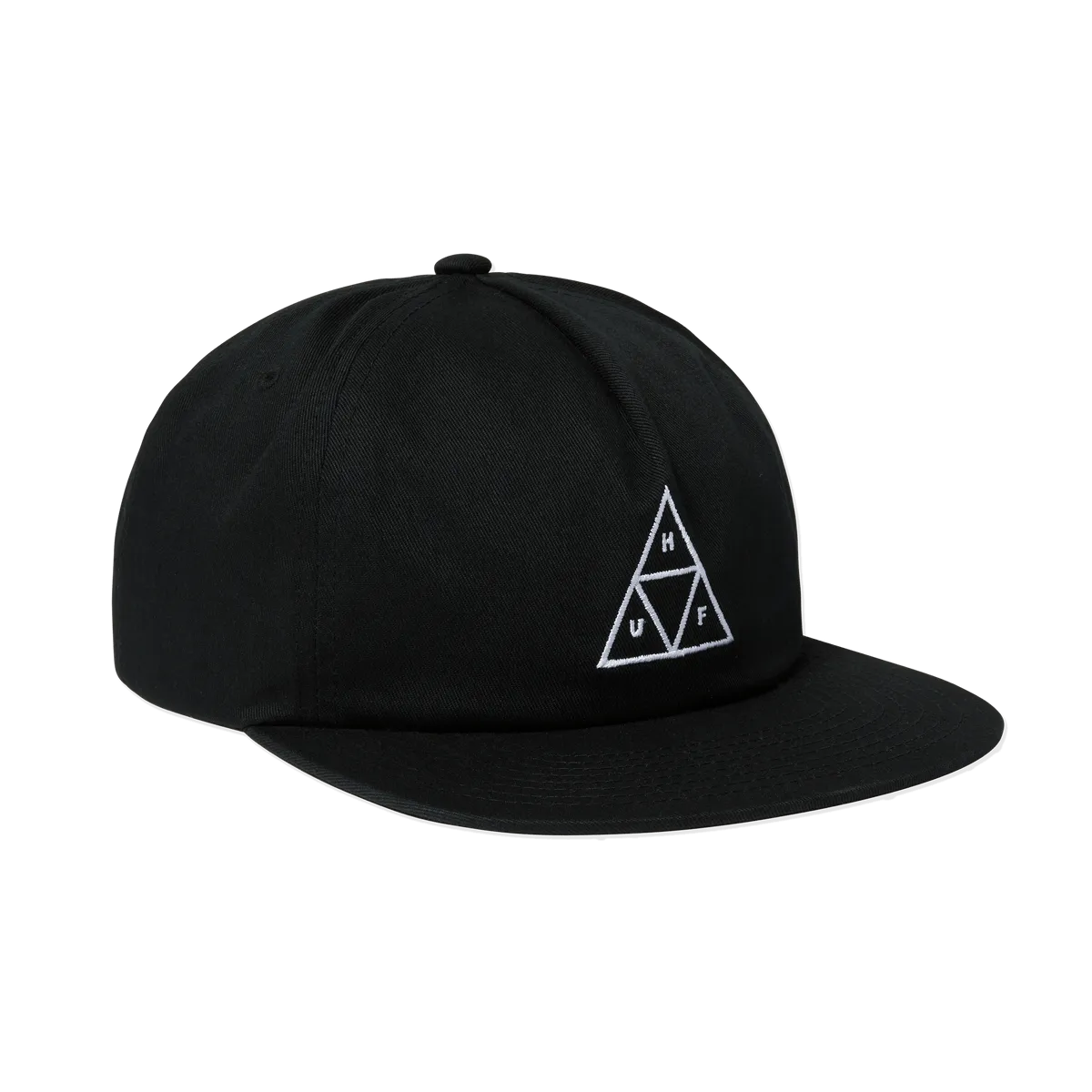 Huf Set Triple Triangle Snapback - Black