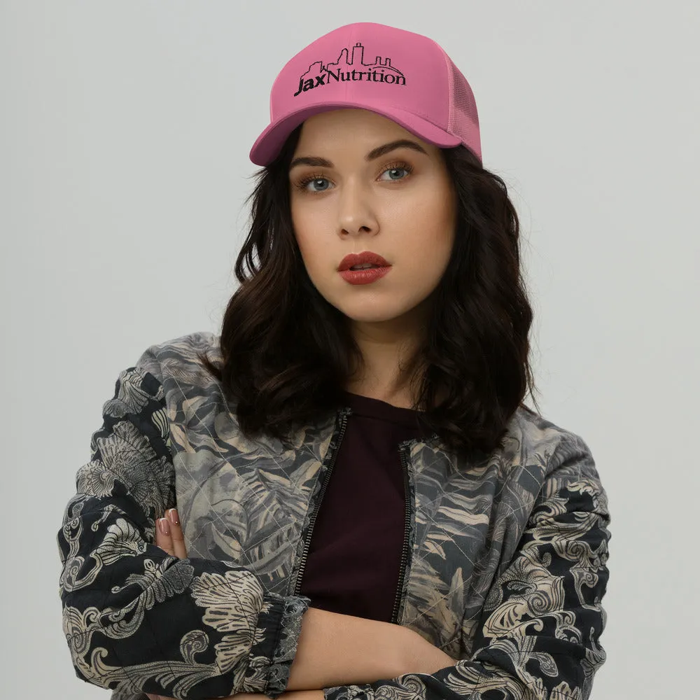 Jax Nutrition Black Logo Trucker Cap