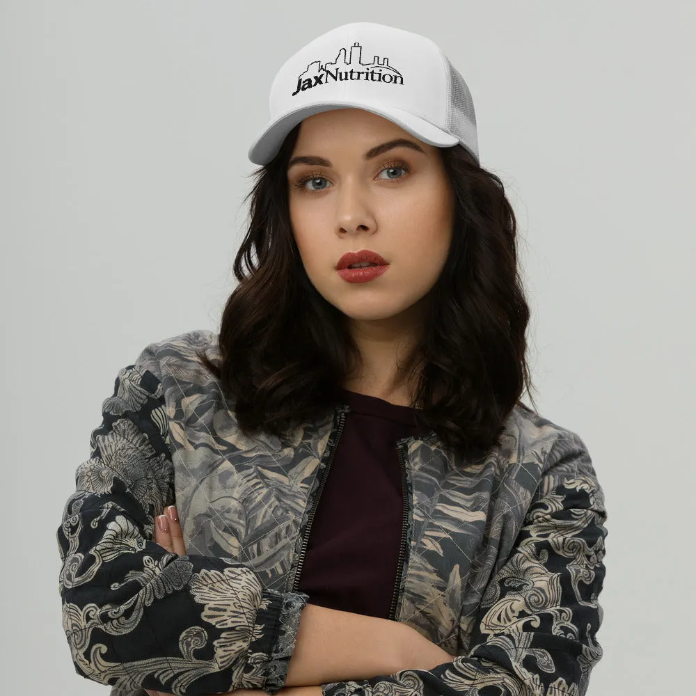 Jax Nutrition Black Logo Trucker Cap