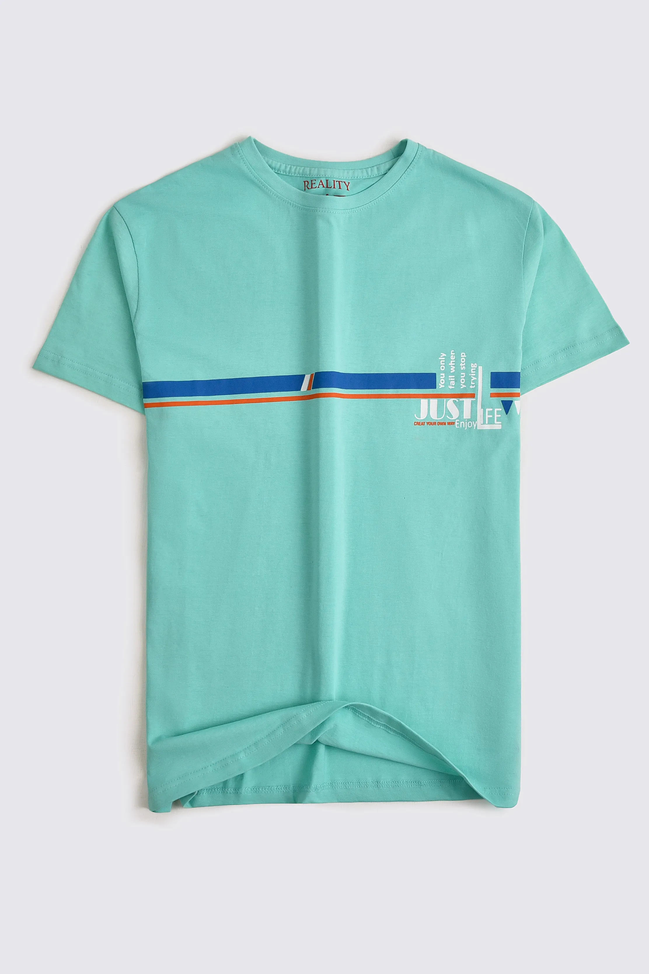 Just Life Print T-Shirt