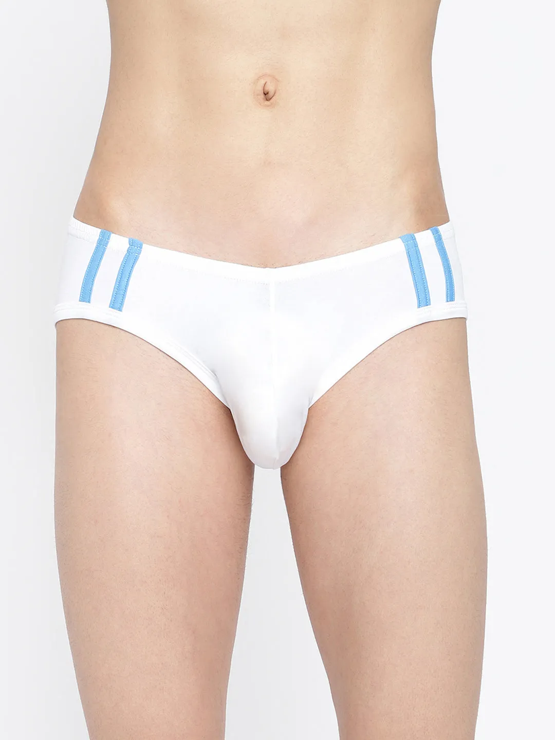 La Intimo Striped and Solid Fashion Brief (Pack of 2)