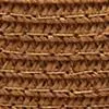 Leopard-Print Ribbon Raffia Floppy Hat