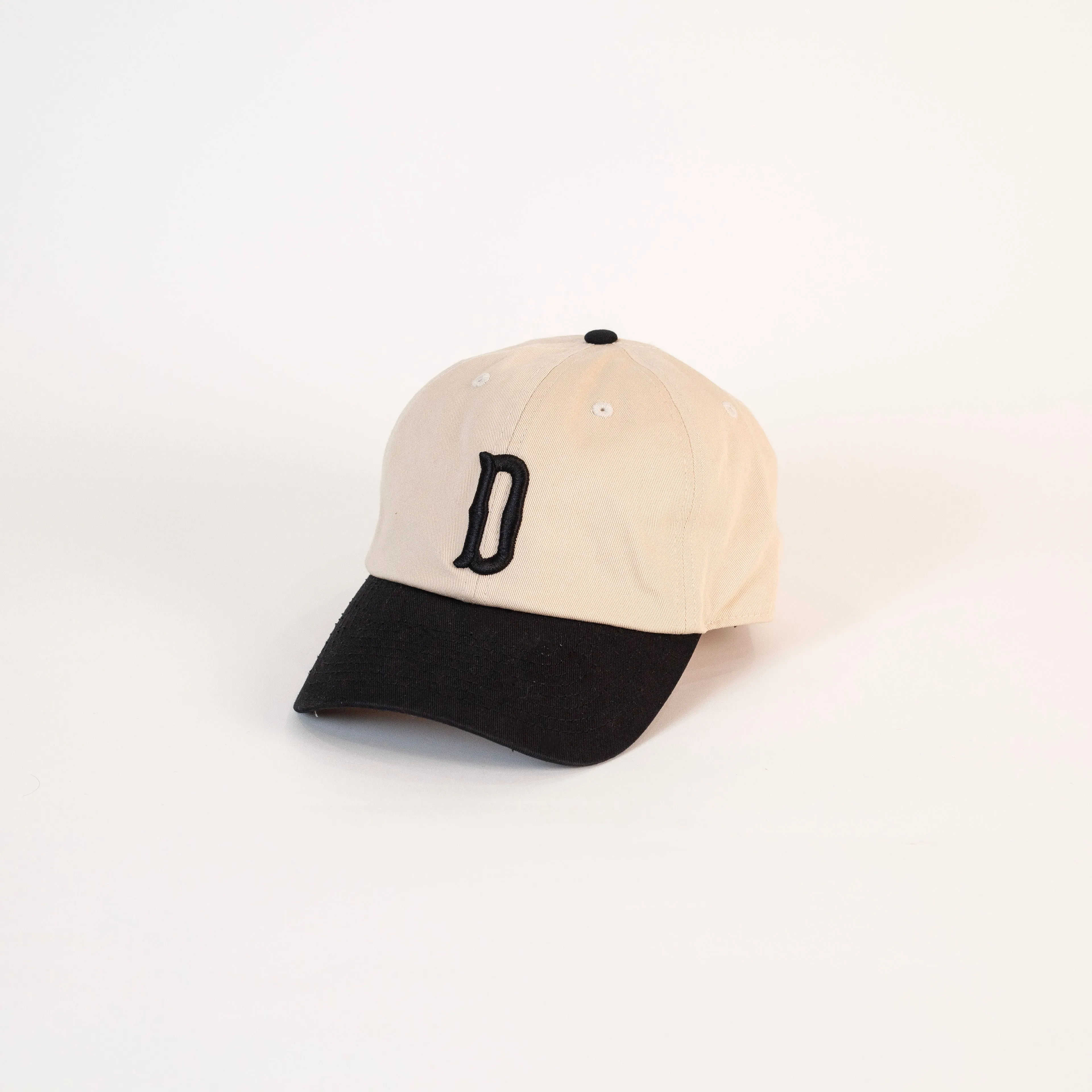 Letter Dad Hat (Cream   Black)
