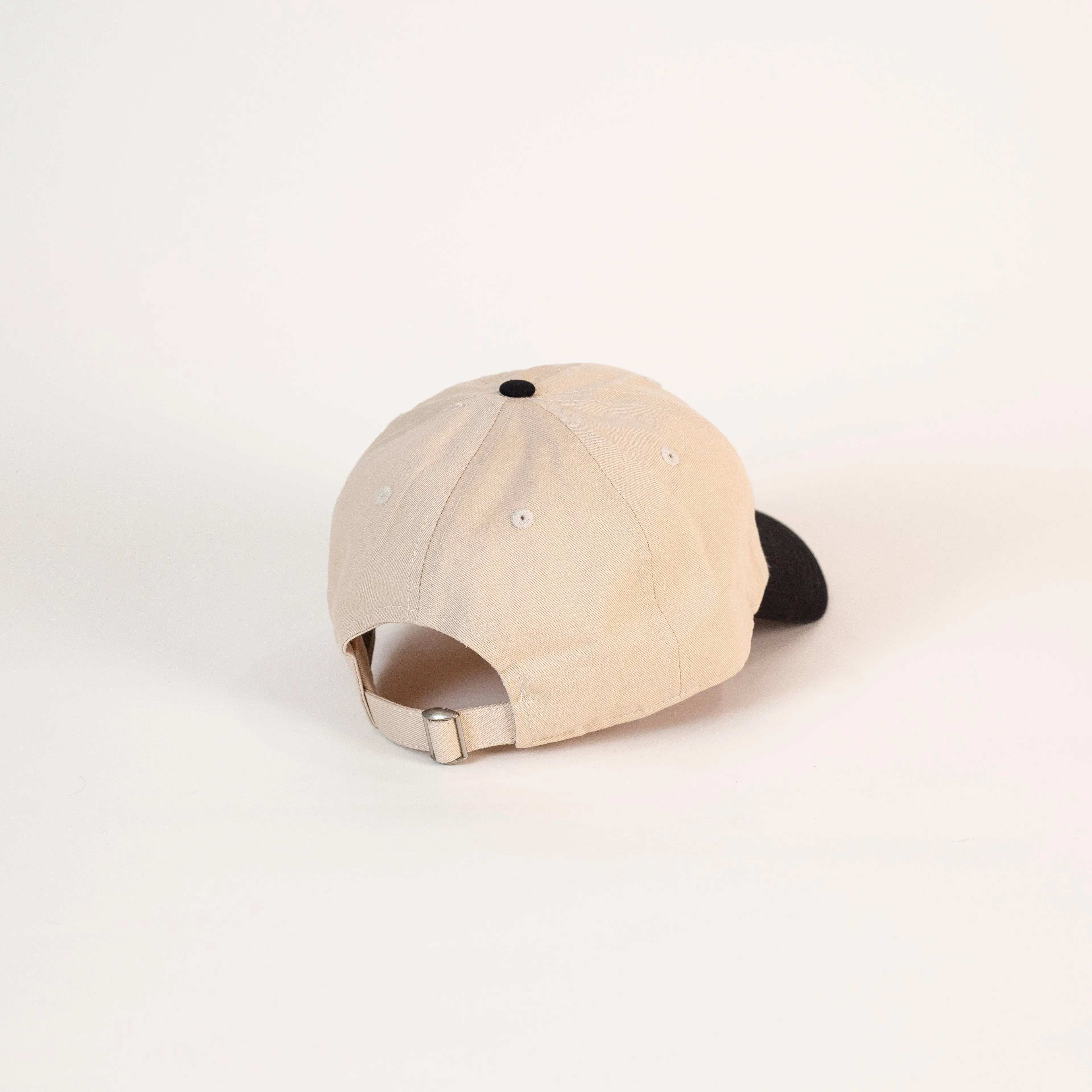 Letter Dad Hat (Cream   Black)