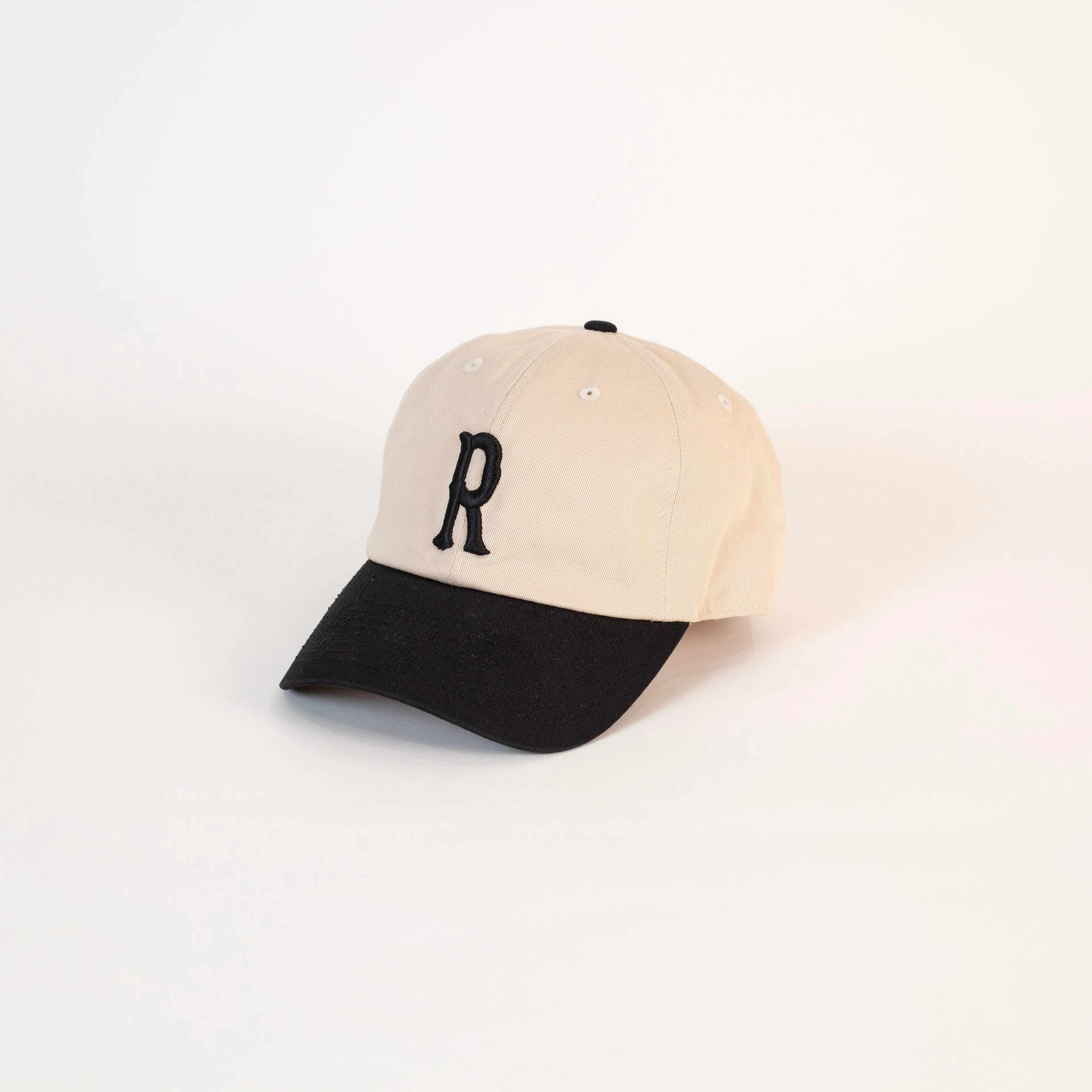 Letter Dad Hat (Cream   Black)