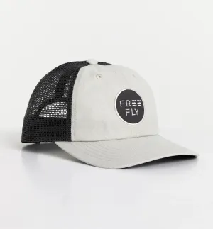 Low Pro Badge Trucker Hat - Harbor Grey