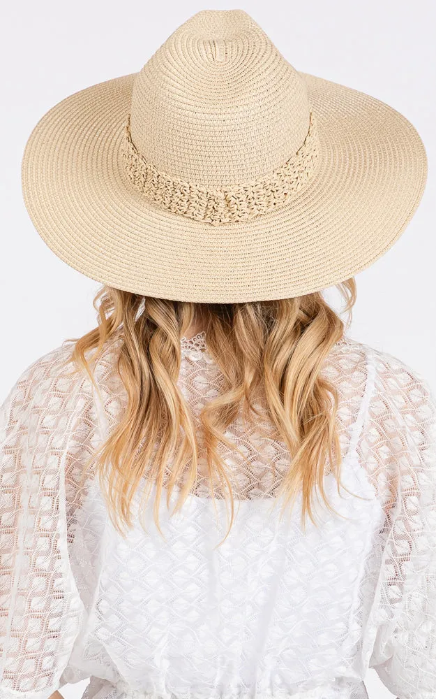 MH0205 PAPER STRAW BRAID SUN HAT