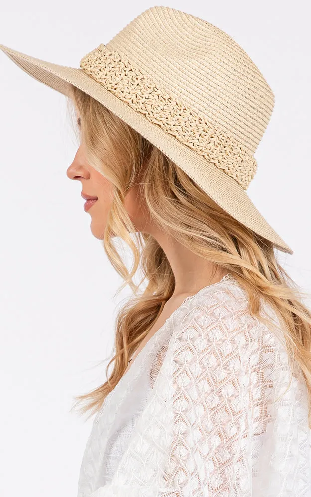 MH0205 PAPER STRAW BRAID SUN HAT