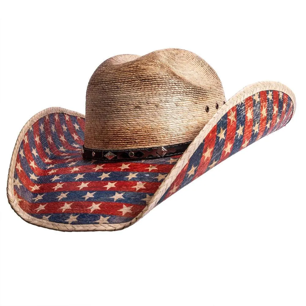 Patriot | Womens Straw Cowgirl Hat