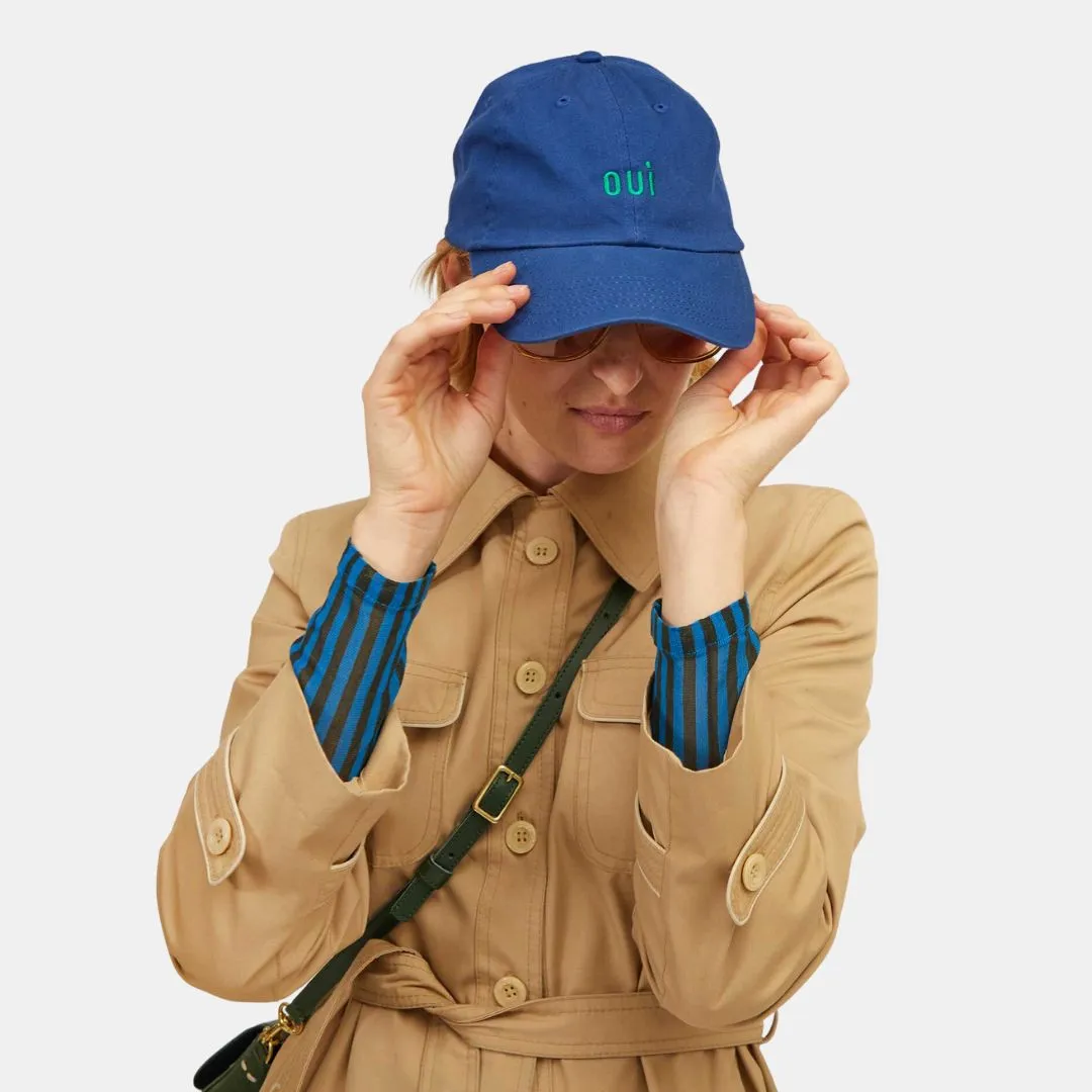 Petit "Oui" Baseball Hat (Royal Blue)