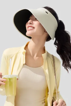 Roll - Women's Wide Brim Topless Sun Hat UPF50 