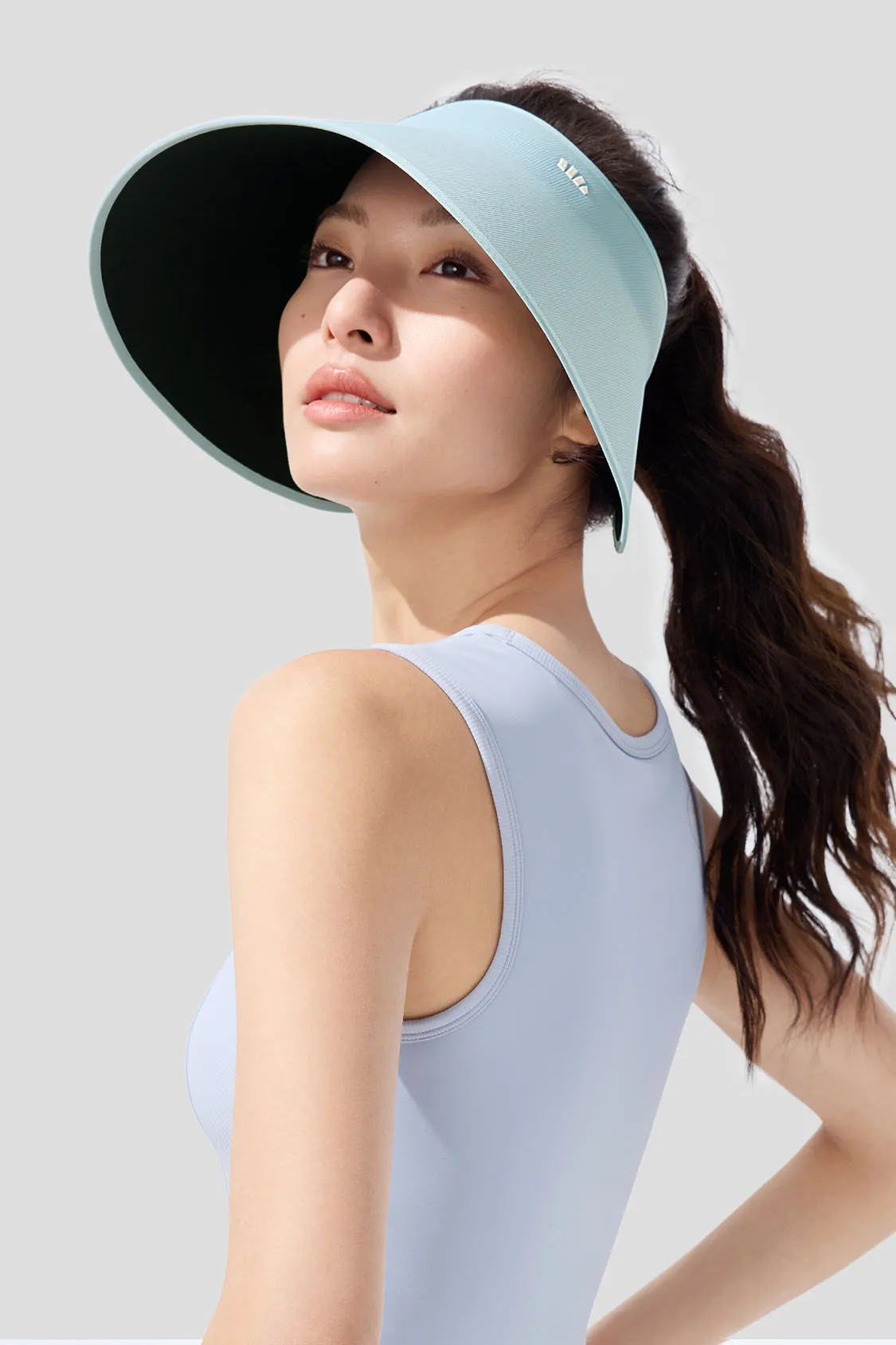 Roll - Women's Wide Brim Topless Sun Hat UPF50 