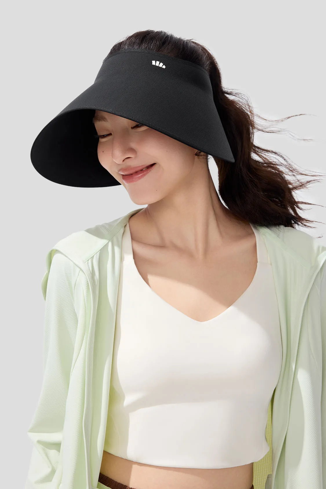 Roll - Women's Wide Brim Topless Sun Hat UPF50 