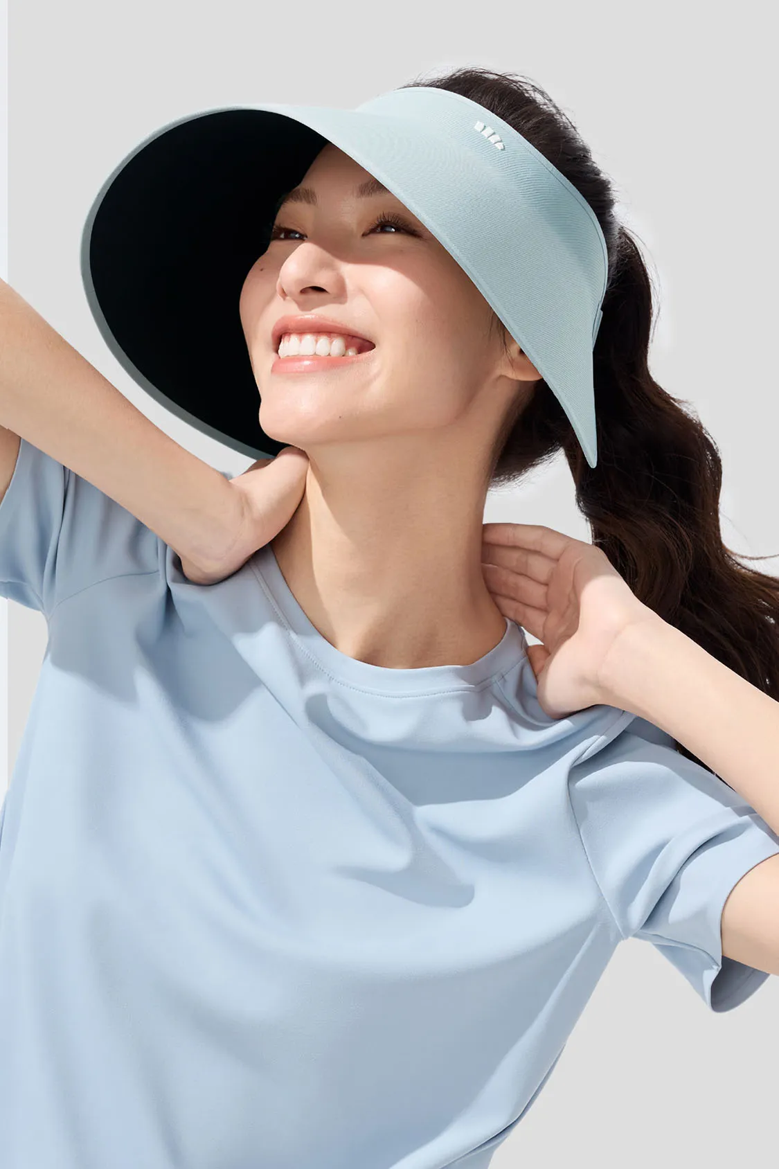 Roll - Women's Wide Brim Topless Sun Hat UPF50 