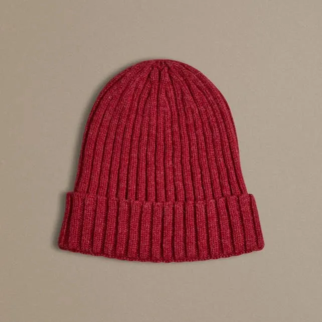 Rove Knitwear Unisex Lambswool Fisherman Beanie - UK Made