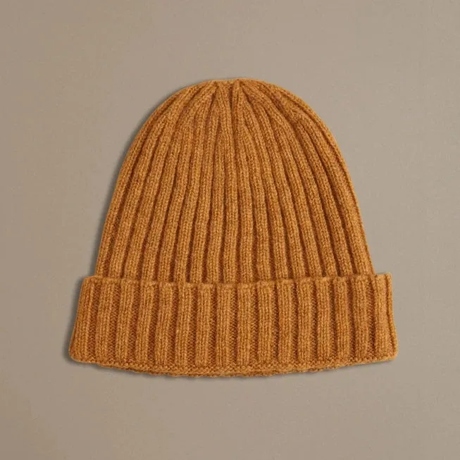 Rove Knitwear Unisex Lambswool Fisherman Beanie - UK Made