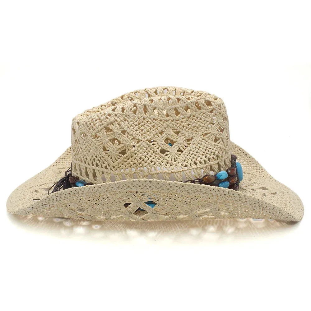 Rustic Elegance Straw Cowboy Hat